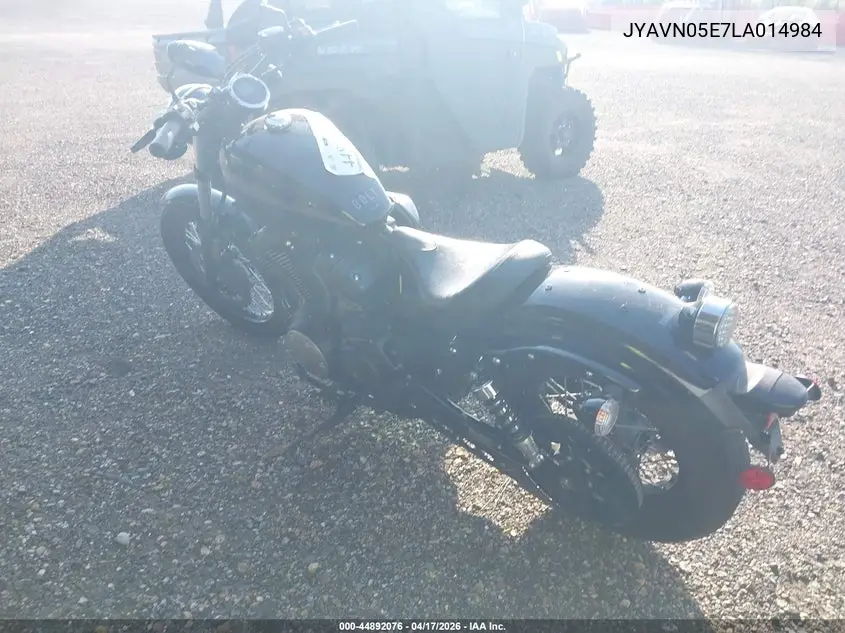 2020 Yamaha Xvs950 Cu/Cuc VIN: JYAVN05E7LA014984 Lot: 44892076