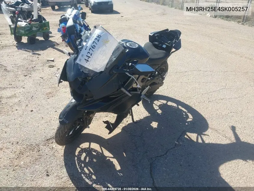 2025 Yamaha Yfz320 A VIN: MH3RH25E4SK005257 Lot: 44276728