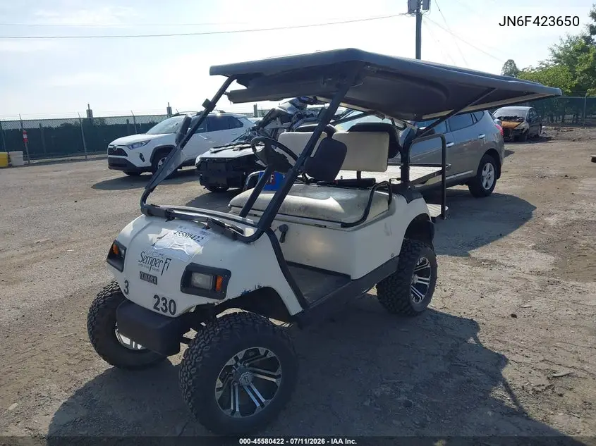 2001 Yamaha 4 Hp VIN: JN6F423650 Lot: 45580422