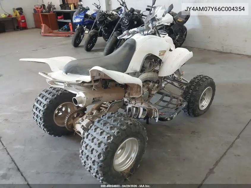 2006 Yamaha Yfm700 VIN: JY4AM07Y66C004354 Lot: 44954603