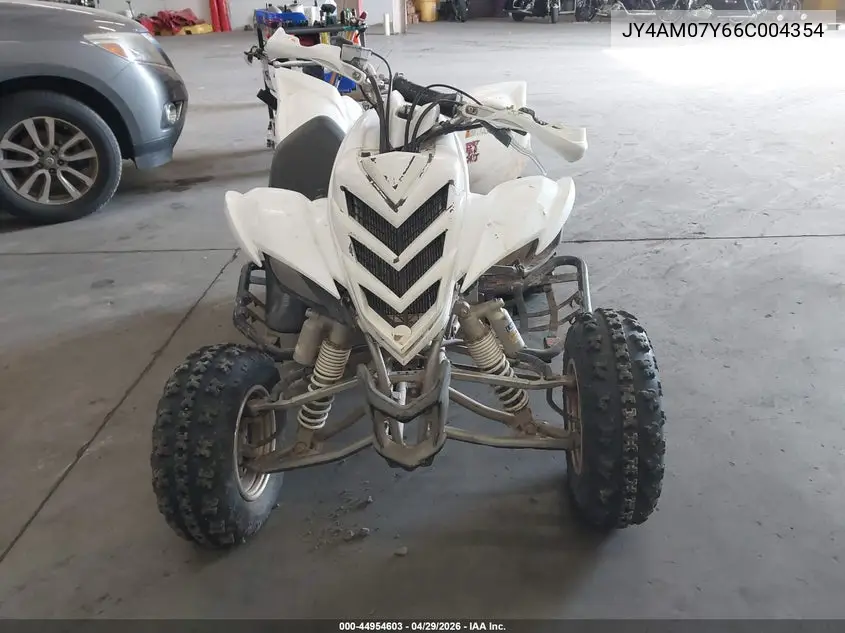 2006 Yamaha Yfm700 VIN: JY4AM07Y66C004354 Lot: 44954603