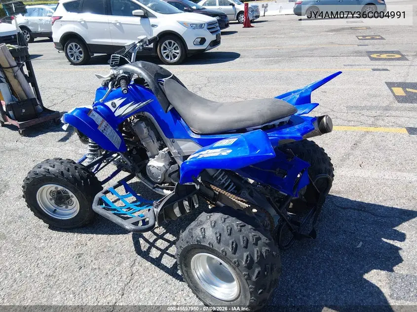 2006 Yamaha Yfm700 R VIN: JY4AM07Y36C004991 Lot: 45597950