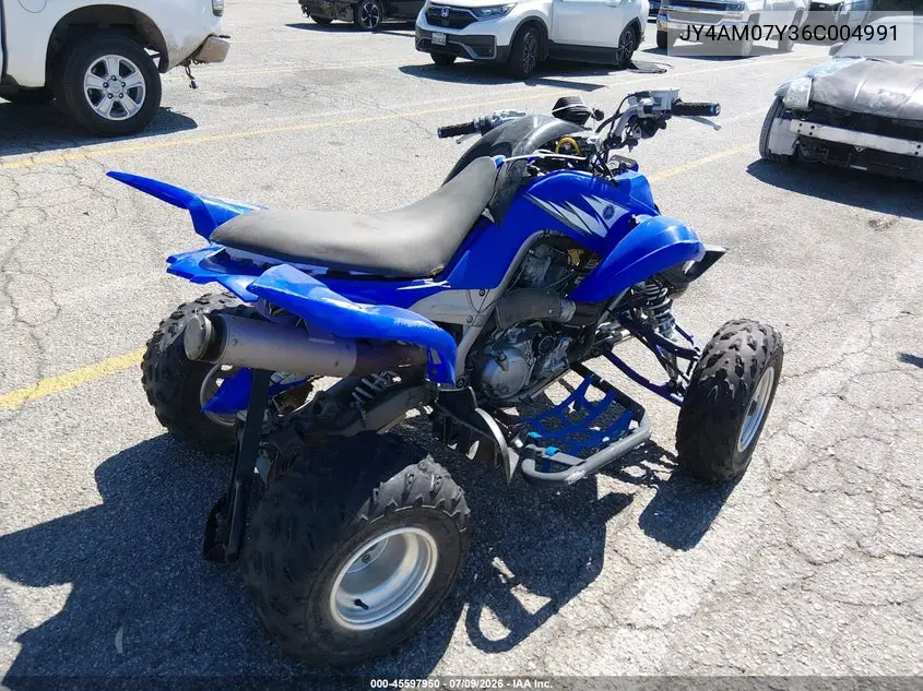 2006 Yamaha Yfm700 R VIN: JY4AM07Y36C004991 Lot: 45597950