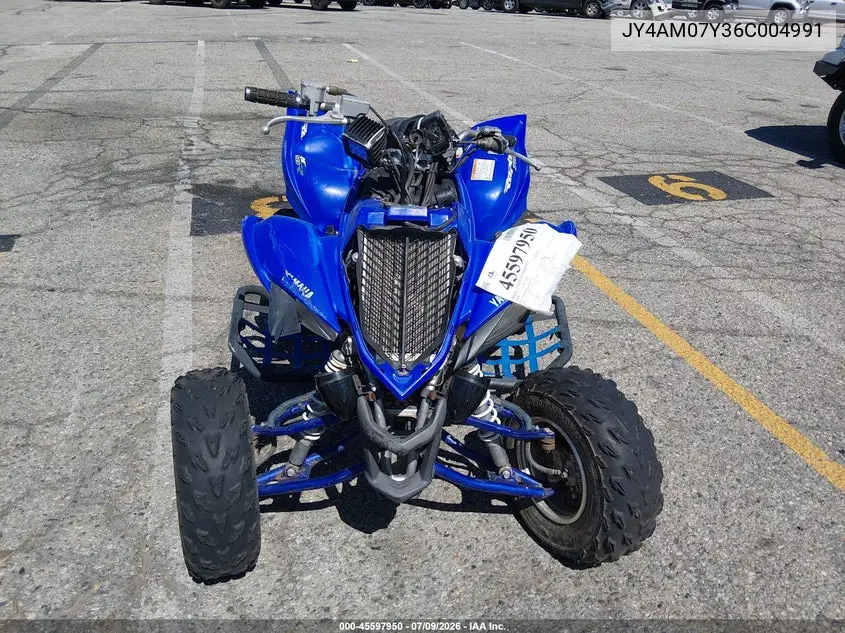 2006 Yamaha Yfm700 R VIN: JY4AM07Y36C004991 Lot: 45597950