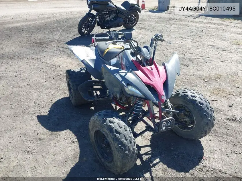2008 Yamaha Yfm250 R VIN: JY4AG04Y18C010495 Lot: 42930186