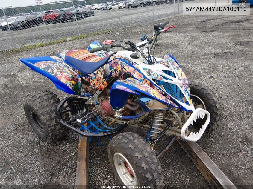 2013 Yamaha Yfm700 R VIN: 5Y4AM44Y2DA100110 Lot: 45582822