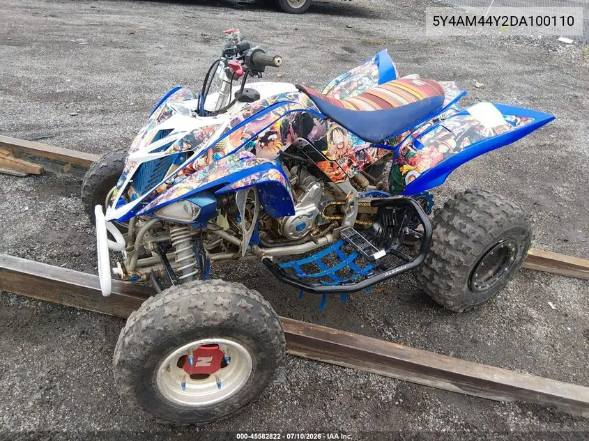 2013 Yamaha Yfm700 R VIN: 5Y4AM44Y2DA100110 Lot: 45582822