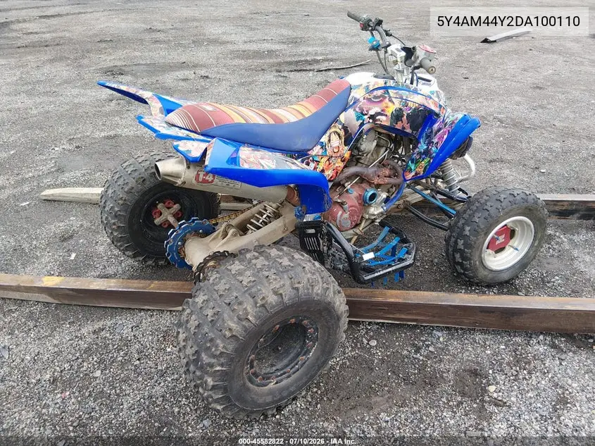 2013 Yamaha Yfm700 R VIN: 5Y4AM44Y2DA100110 Lot: 45582822