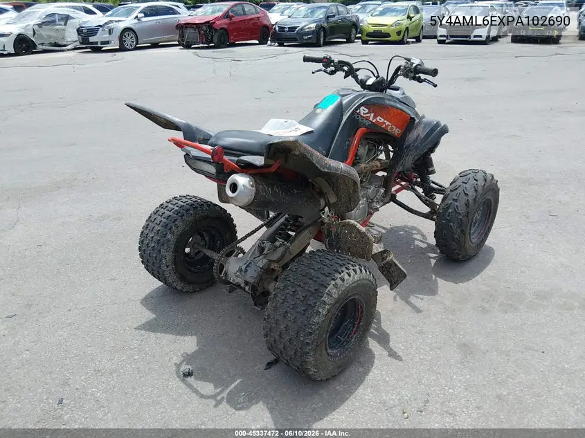 2023 Yamaha Yfm700 R VIN: 5Y4AML6EXPA102690 Lot: 45337472