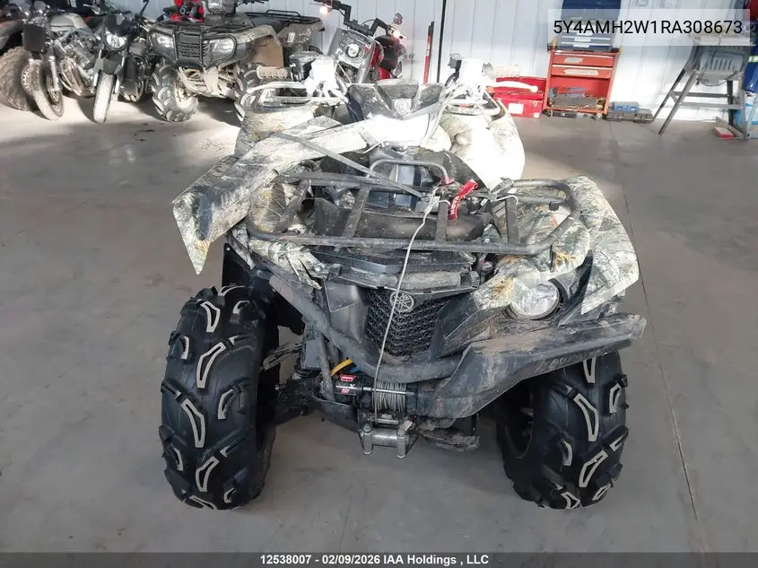 2024 Yamaha Yfm700 VIN: 5Y4AMH2W1RA308673 Lot: 12538007