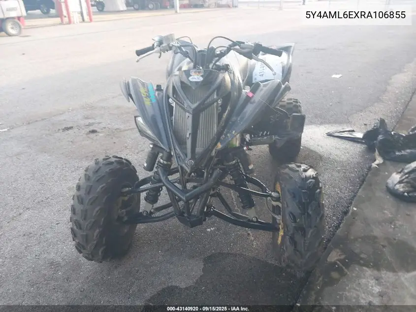 2024 Yamaha Yfm700 R VIN: 5Y4AML6EXRA106855 Lot: 43140920