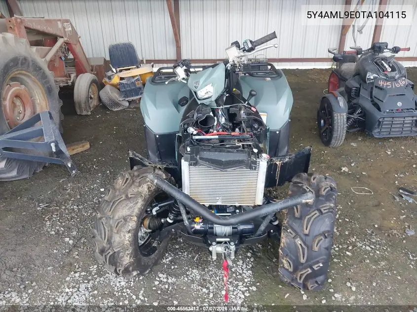 2026 Yamaha Yfm700 VIN: 5Y4AML9E0TA104115 Lot: 45563412