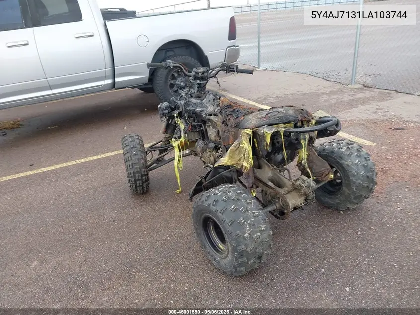 2020 Yamaha Yfz450 R VIN: 5Y4AJ7131LA103744 Lot: 45001550