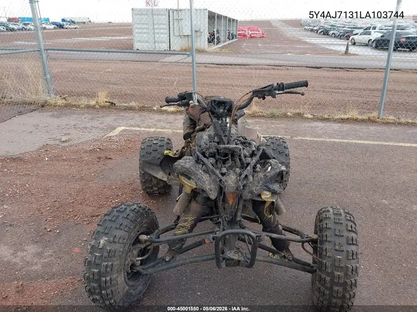 2020 Yamaha Yfz450 R VIN: 5Y4AJ7131LA103744 Lot: 45001550