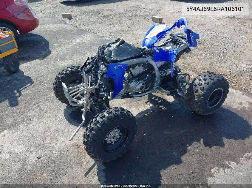 2024 Yamaha Yfz450 R VIN: 5Y4AJ69E6RA106101 Lot: 45326218