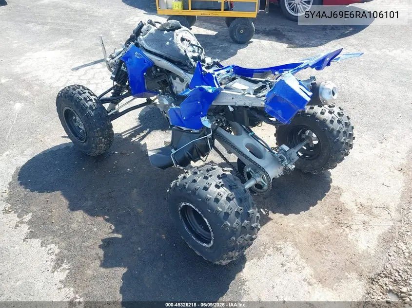 2024 Yamaha Yfz450 R VIN: 5Y4AJ69E6RA106101 Lot: 45326218