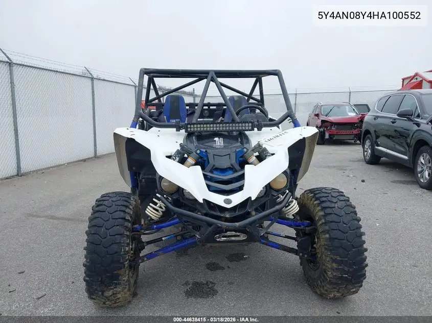 2017 Yamaha Yxz1000 Et VIN: 5Y4AN08Y4HA100552 Lot: 44638415