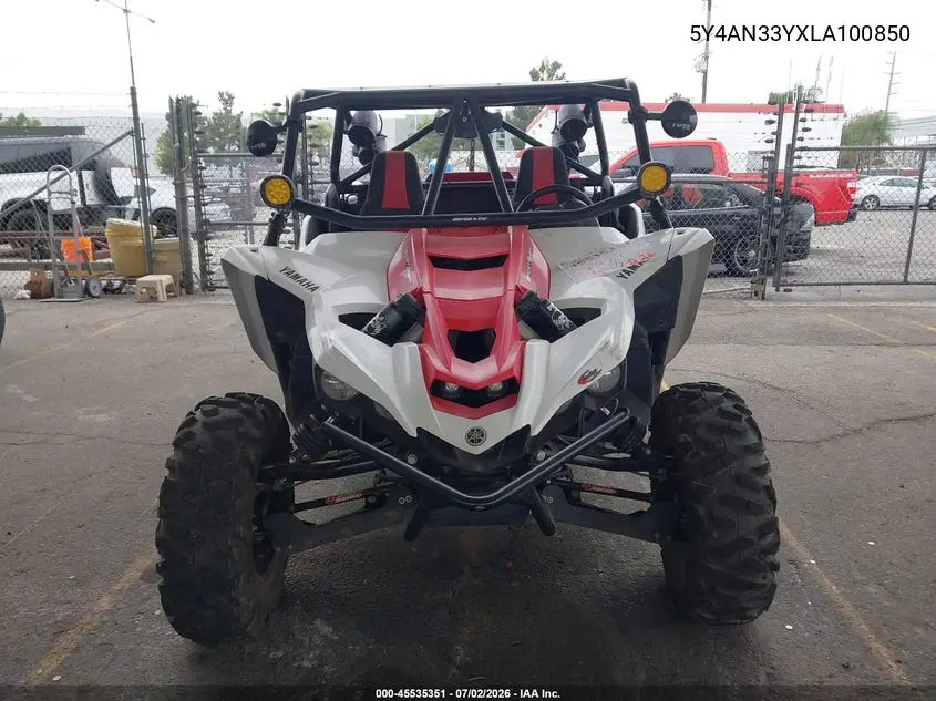 2020 Yamaha Yxz1000 VIN: 5Y4AN33YXLA100850 Lot: 45535351