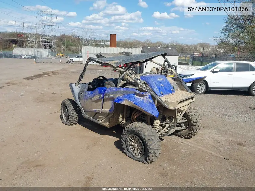 2023 Yamaha Yxz1000 VIN: 5Y4AN33Y0PA101866 Lot: 44766278