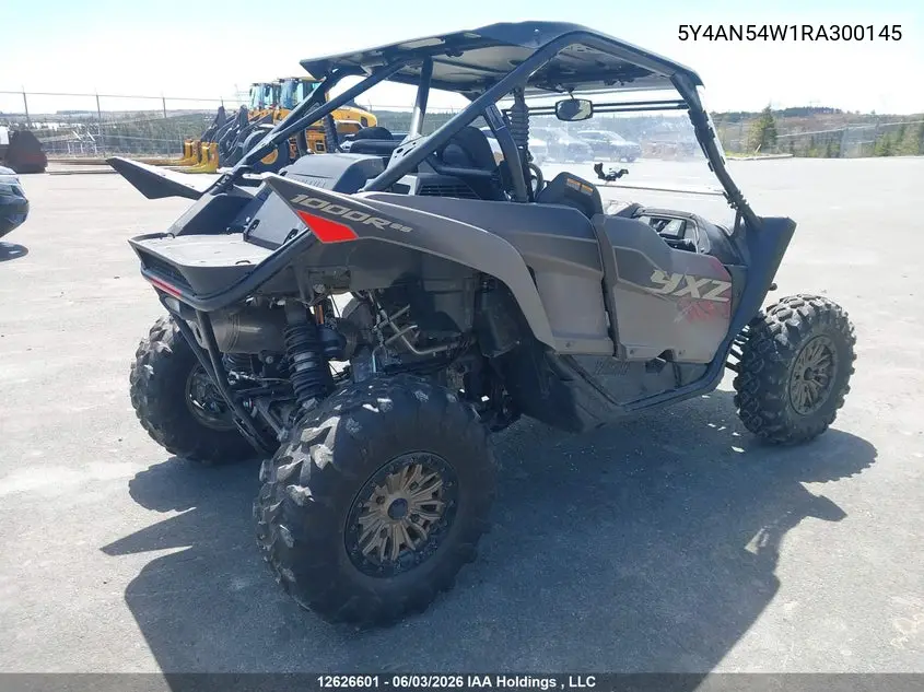 2024 Yamaha Yxz1000 VIN: 5Y4AN54W1RA300145 Lot: 12626601