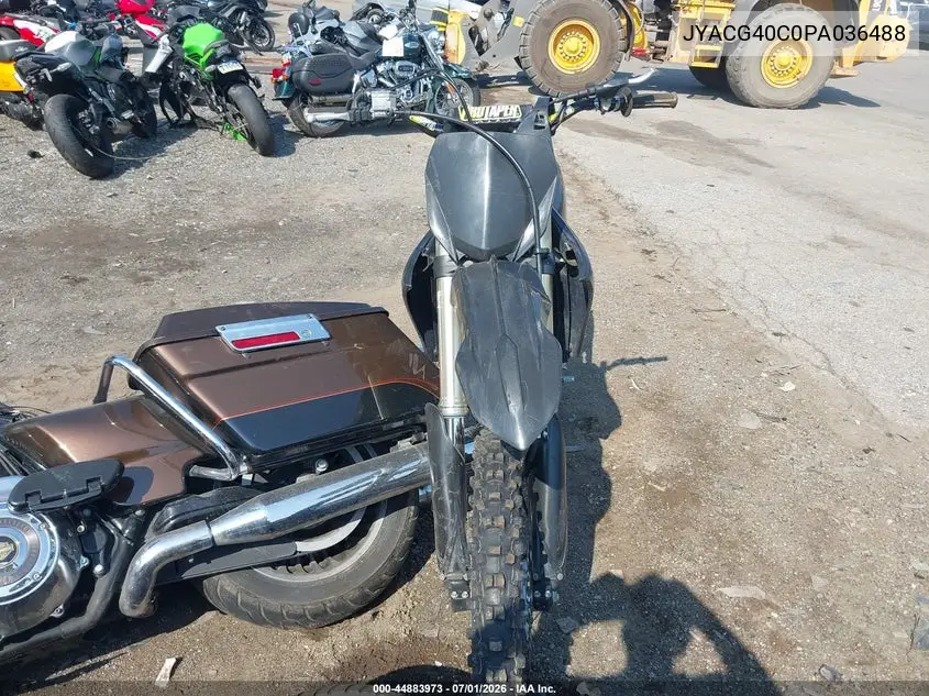2023 Yamaha Yz250 F VIN: JYACG40C0PA036488 Lot: 44883973