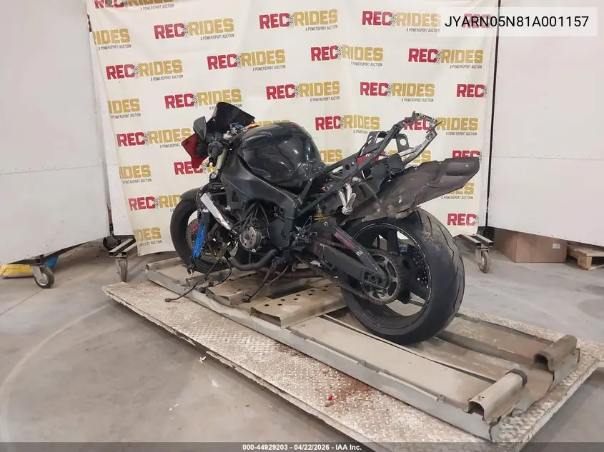 2001 Yamaha Yzfr1 S VIN: JYARN05N81A001157 Lot: 44929203