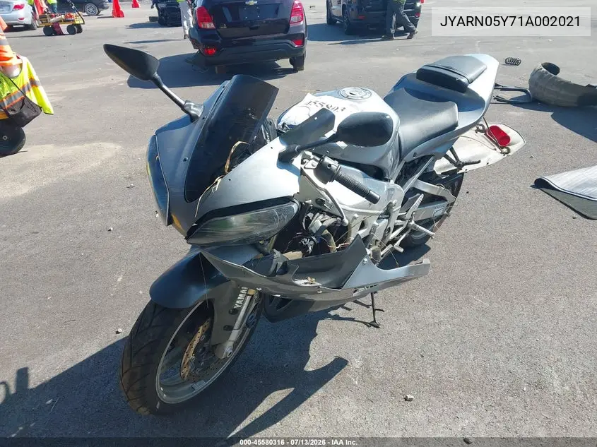 2001 Yamaha Yzfr1 VIN: JYARN05Y71A002021 Lot: 45580316