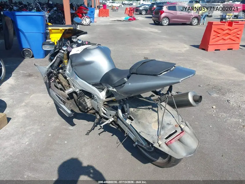 2001 Yamaha Yzfr1 VIN: JYARN05Y71A002021 Lot: 45580316