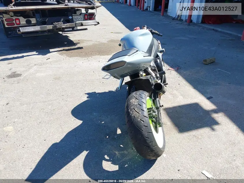 2003 Yamaha Yzfr1 VIN: JYARN10E43A012527 Lot: 45328816