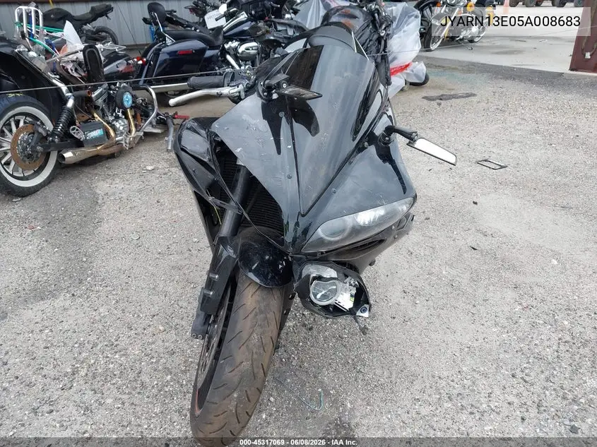 2005 Yamaha Yzfr1 VIN: JYARN13E05A008683 Lot: 45317069
