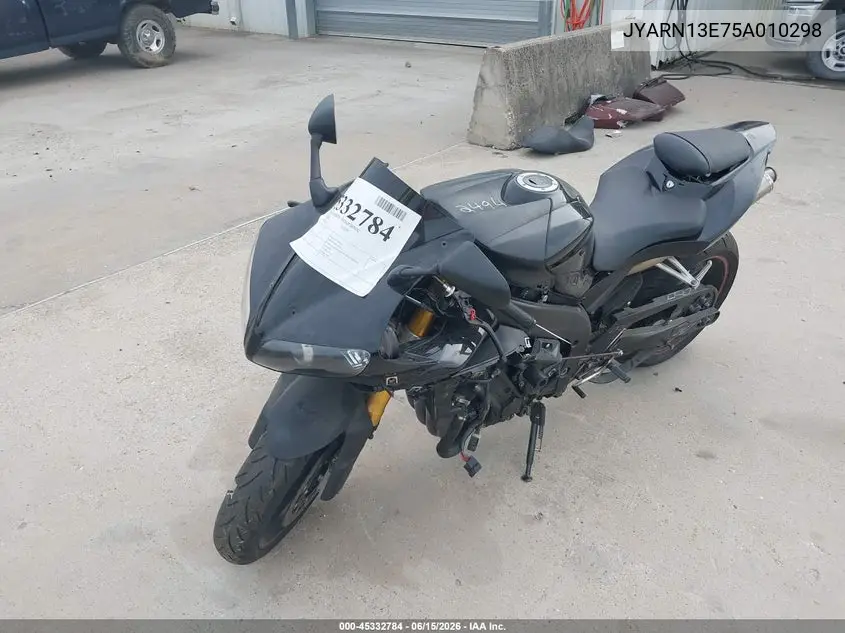 2005 Yamaha Yzfr1 VIN: JYARN13E75A010298 Lot: 45332784
