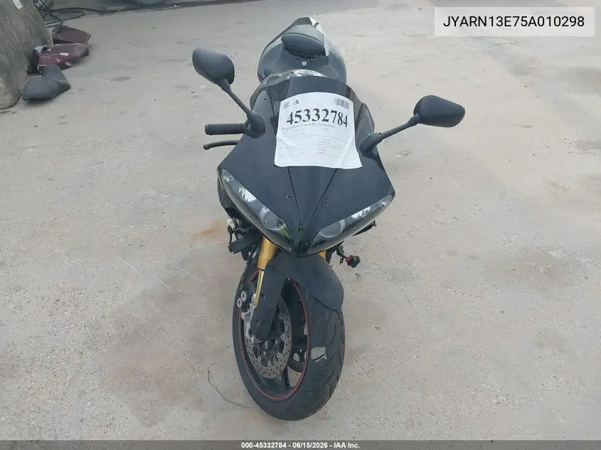 2005 Yamaha Yzfr1 VIN: JYARN13E75A010298 Lot: 45332784