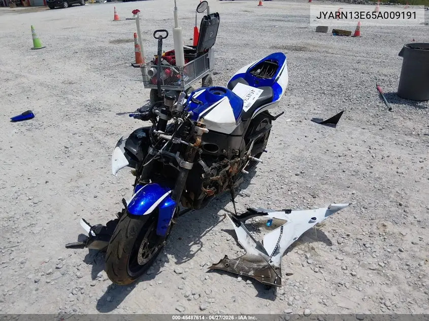 2005 Yamaha Yzfr1 VIN: JYARN13E65A009191 Lot: 45487614