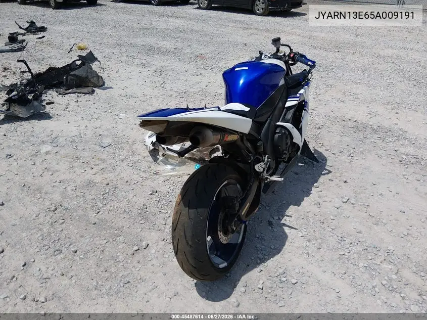 2005 Yamaha Yzfr1 VIN: JYARN13E65A009191 Lot: 45487614