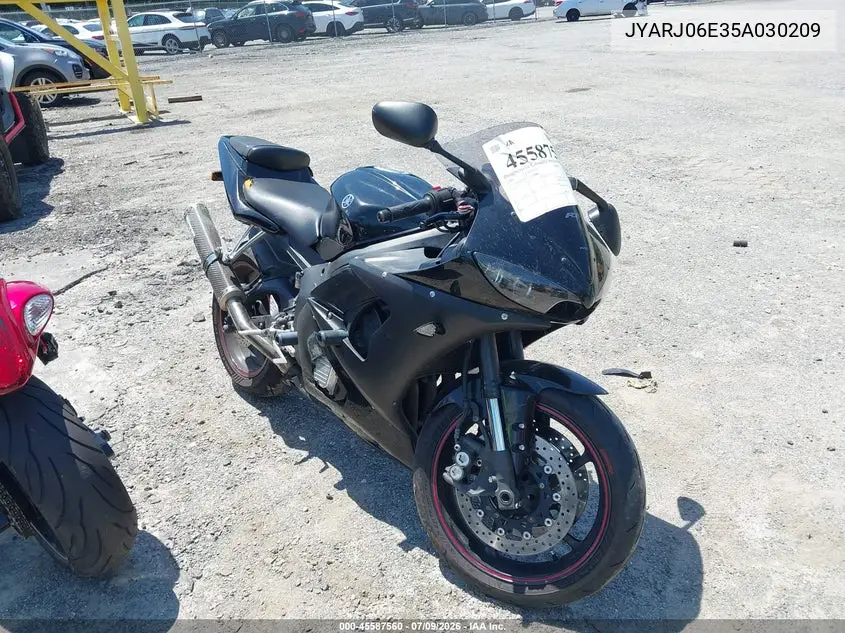 2005 Yamaha Yzfr6 L VIN: JYARJ06E35A030209 Lot: 45587560