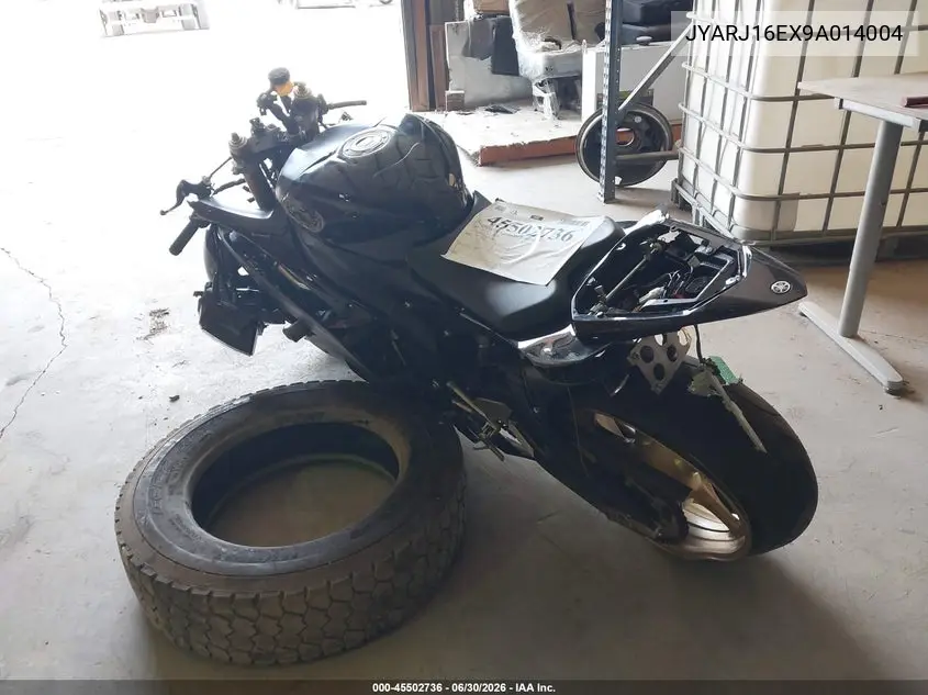 2009 Yamaha Yzfr6 VIN: JYARJ16EX9A014004 Lot: 45502736