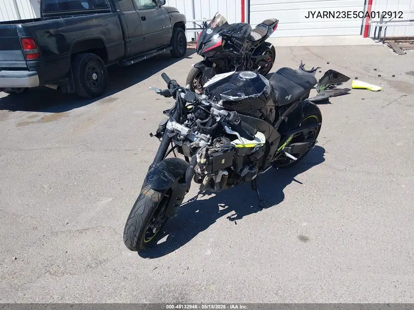 2012 Yamaha Yzfr1 VIN: JYARN23E5CA012912 Lot: 45132946
