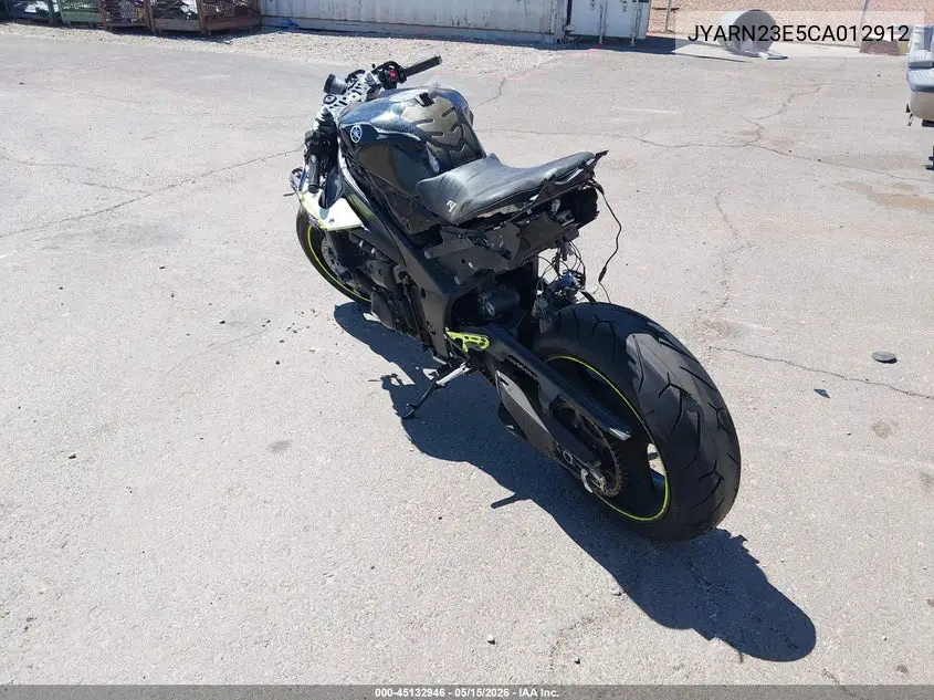 2012 Yamaha Yzfr1 VIN: JYARN23E5CA012912 Lot: 45132946