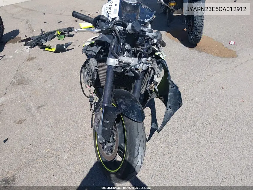 2012 Yamaha Yzfr1 VIN: JYARN23E5CA012912 Lot: 45132946