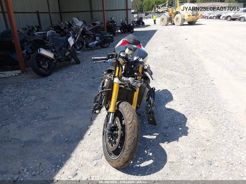 2014 Yamaha Yzfr1 VIN: JYARN23E0EA017096 Lot: 45516512