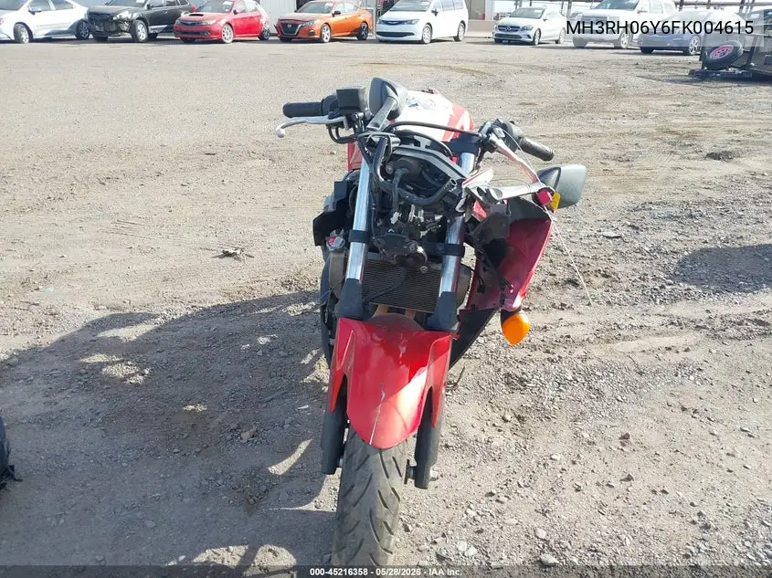 2015 Yamaha Yzfr3 VIN: MH3RH06Y6FK004615 Lot: 45216358