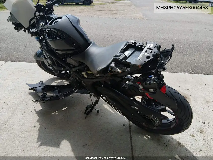 2015 Yamaha Yzfr3 VIN: MH3RH06Y5FK004458 Lot: 45530182