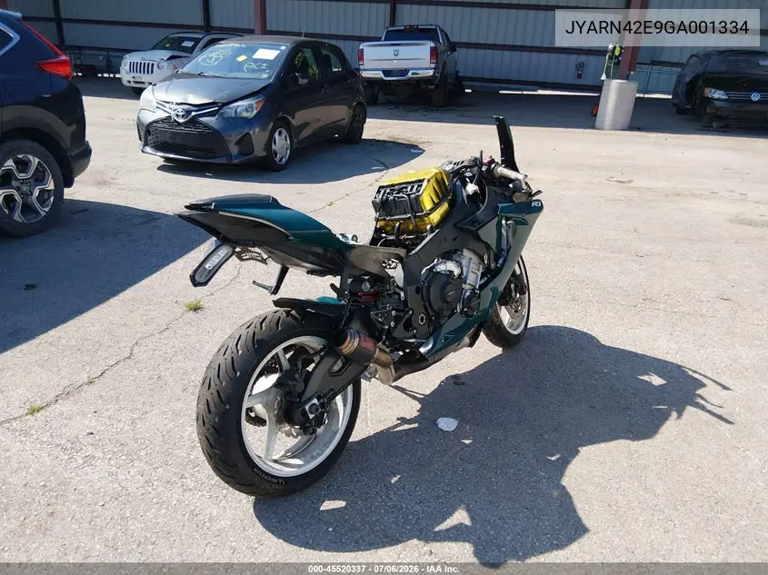 2016 Yamaha Yzfr1S VIN: JYARN42E9GA001334 Lot: 45520337