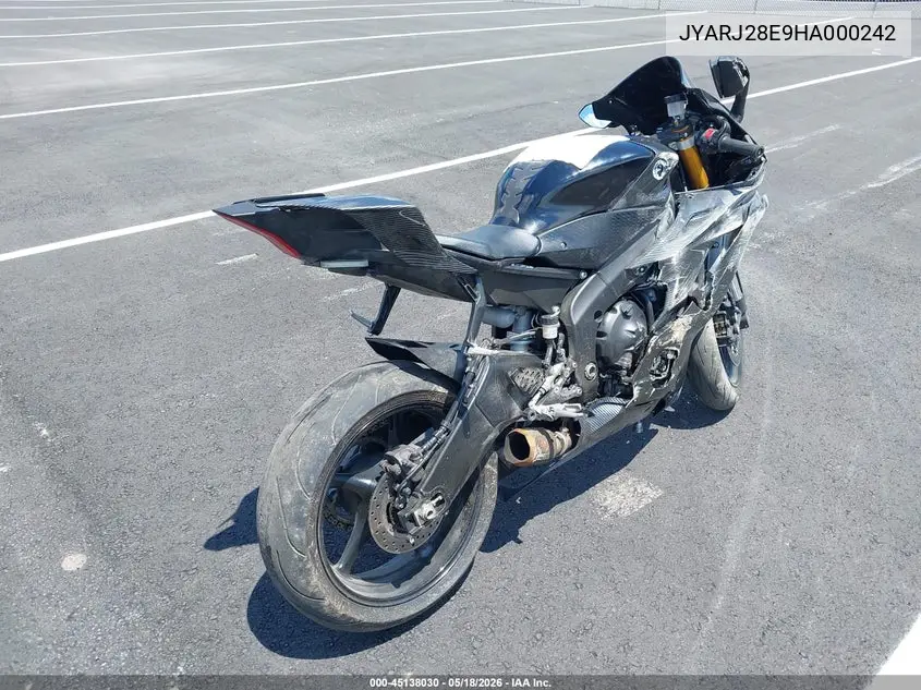 2017 Yamaha Yzfr6 VIN: JYARJ28E9HA000242 Lot: 45138030