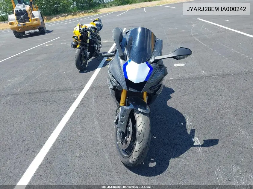 2017 Yamaha Yzfr6 VIN: JYARJ28E9HA000242 Lot: 45138030