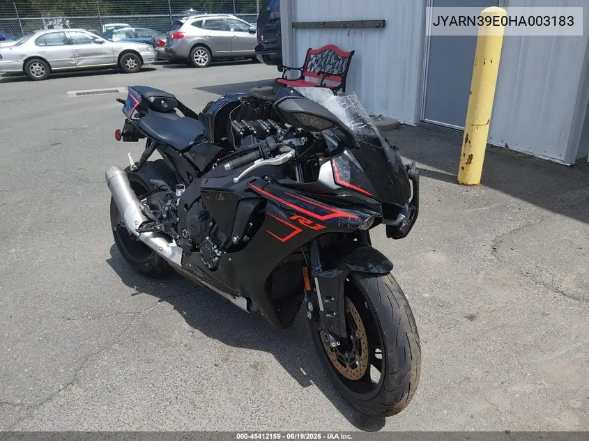 2017 Yamaha Yzfr1 VIN: JYARN39E0HA003183 Lot: 45412159