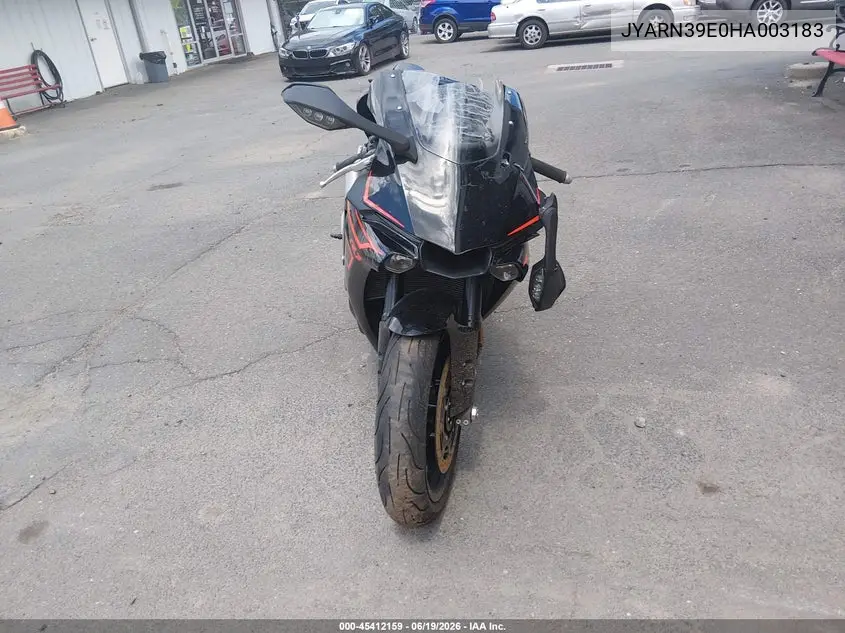 2017 Yamaha Yzfr1 VIN: JYARN39E0HA003183 Lot: 45412159