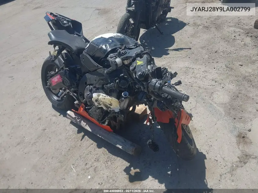 2020 Yamaha Yzfr6 C VIN: JYARJ28Y9LA002799 Lot: 45086953