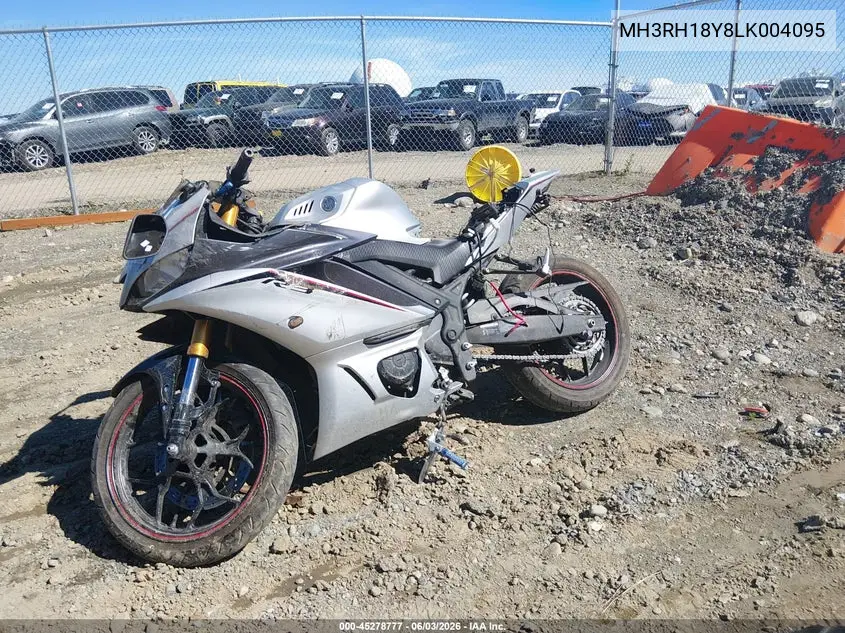 2020 Yamaha Yzfr3 A VIN: MH3RH18Y8LK004095 Lot: 45278777