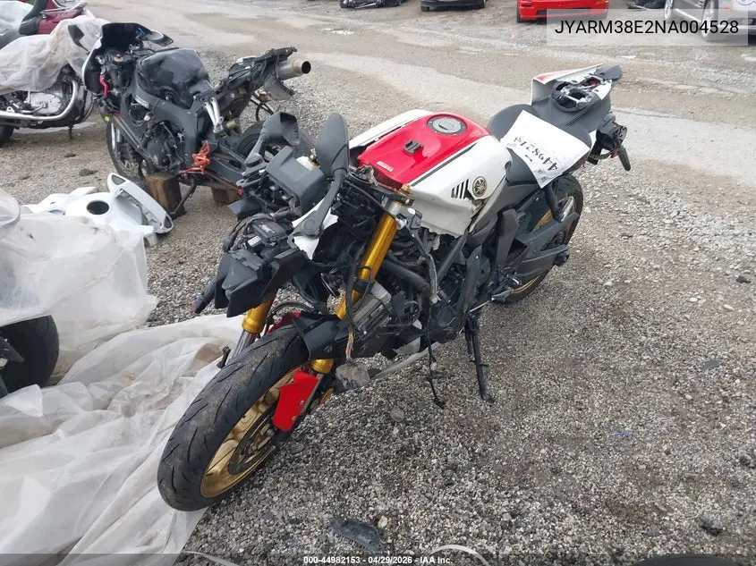 2022 Yamaha Yzfr7 VIN: JYARM38E2NA004528 Lot: 44982153